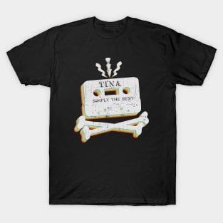 tina simply the best / vintage cassette T-Shirt